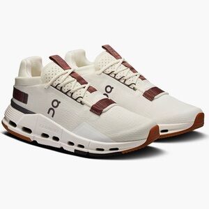 On Cloudnova 2 Women's Cream and Brown Athletic Shoes